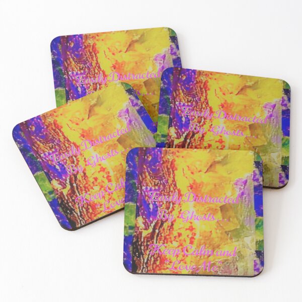 Item preview, Easily Distracted by Ghosts, Keep Calm and "Love Me"  designed and sold by SoulArtSara.