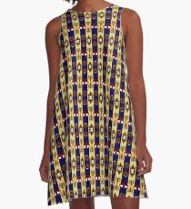 Padmé - Bold Lipstick A-Line Dress