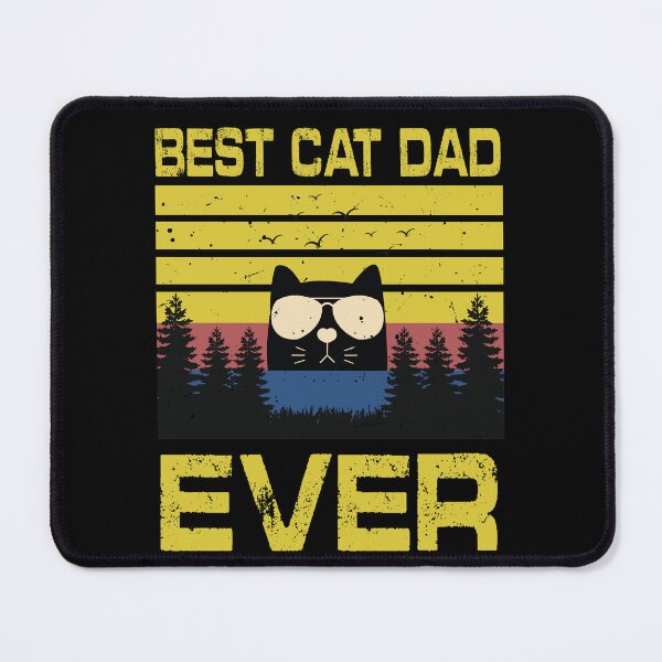 Item preview, Best Cat Dad Ever Funny Vintage Cats Lover designed and sold by andrewshih.