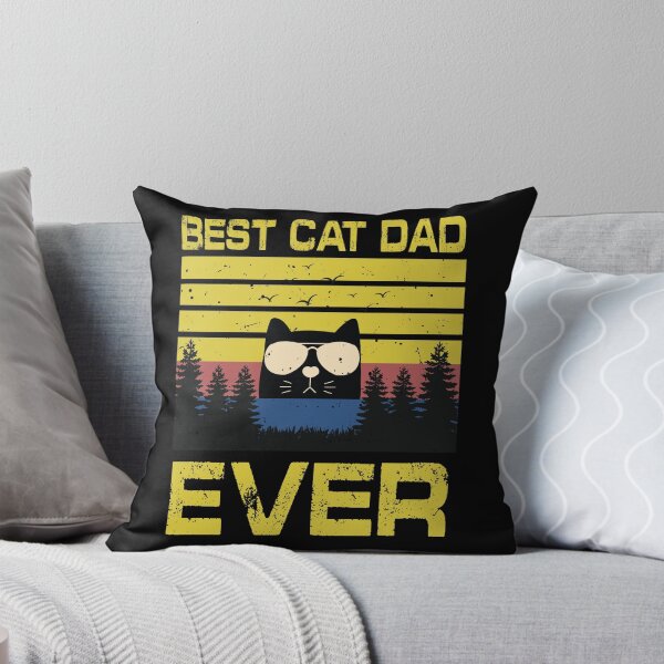 Item preview, Best Cat Dad Ever Funny Vintage Cats Lover designed and sold by andrewshih.