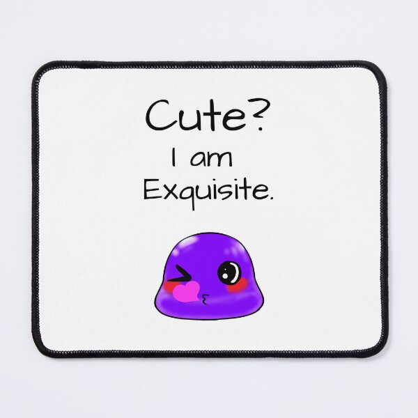 Item preview, Cute? I am exquisite sassy Tiny Purple Blob emoji designed and sold by TinyPurpleHouse.