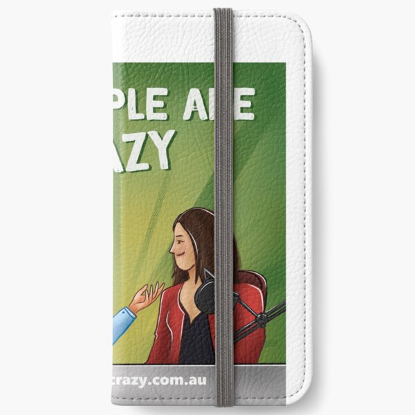 All People Are Crazy Logo iPhone Wallet