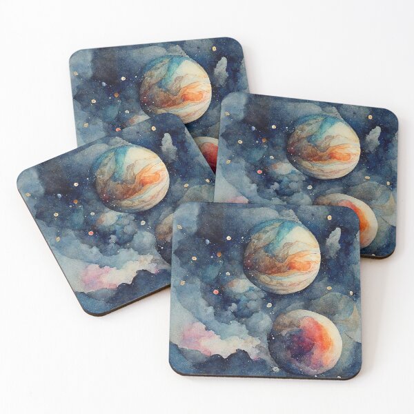 Item preview, planet wallpaper tiles - abstract designed and sold by cynino.