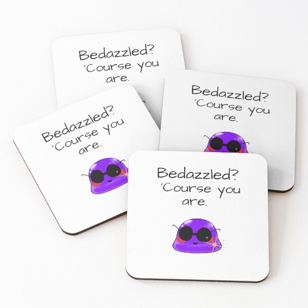 Item preview, Bedazzled? 'Course you are sassy Tiny Purple Blob emoji designed and sold by TinyPurpleHouse.