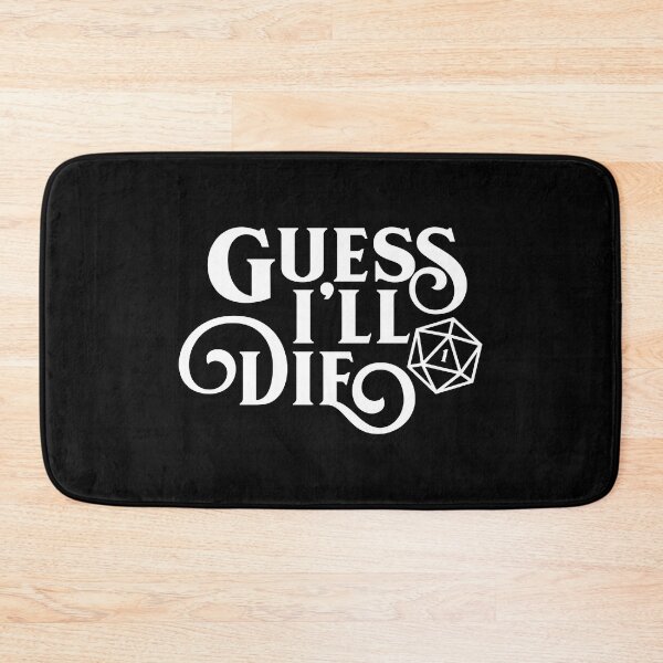 Item preview, Guess Ill Die Funny D20 Dice designed and sold by pixeptional.