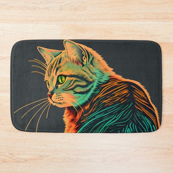 Item preview, A cat turning its head designed and sold by Warehouse46.