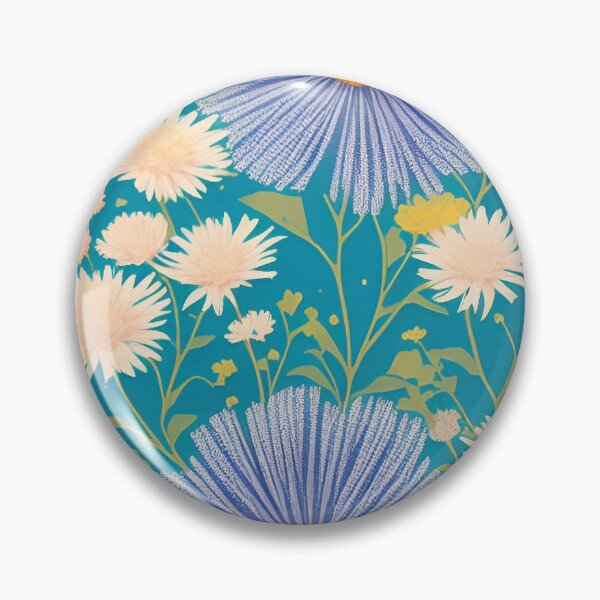 Item preview, Aster flower artwork designed and sold by GroovyDino.