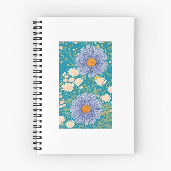 Item preview, Aster flower artwork designed and sold by GroovyDino.