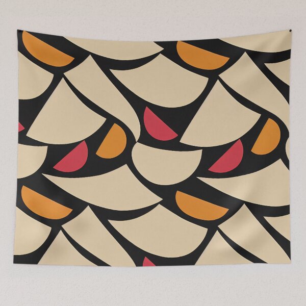 Item preview, Red, Orange and Ivory wonderful pattern designed and sold by MrLacarte.