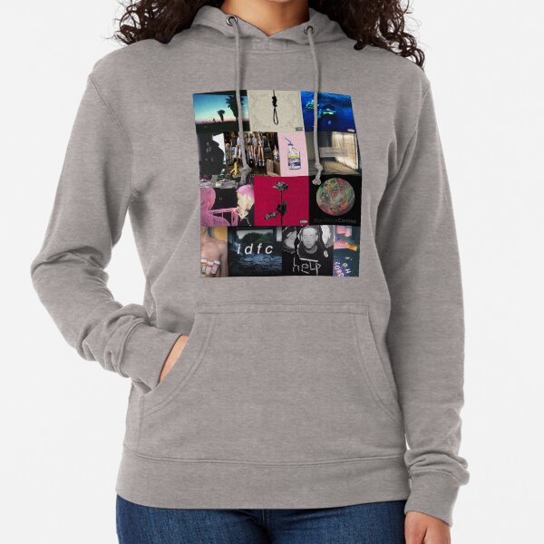 blackbear cover art collage Lightweight Hoodie