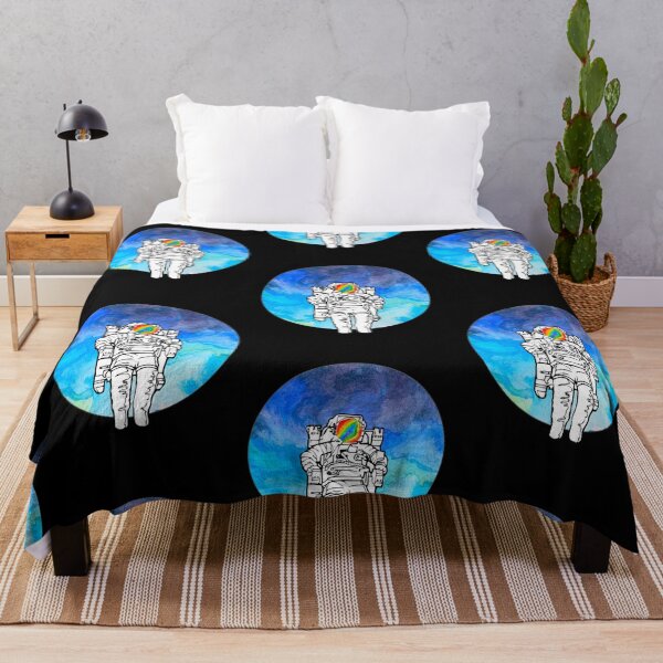 Item preview, Abstract Astronaut and Blue Planet | Psychedelic Astronaut Art designed and sold by Colorcore.