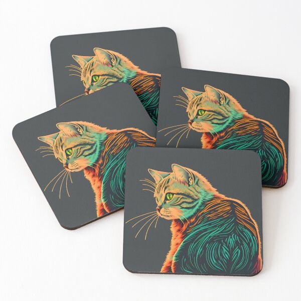 Item preview, A cat turning its head designed and sold by Warehouse46.