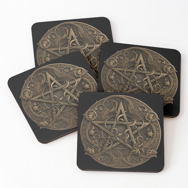 Item preview, Ornate Bronze Five Pointed Star (Pentagram)  designed and sold by Dragonstrom.