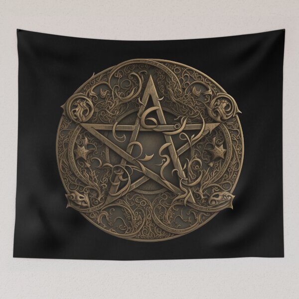 Item preview, Ornate Bronze Five Pointed Star (Pentagram)  designed and sold by Dragonstrom.