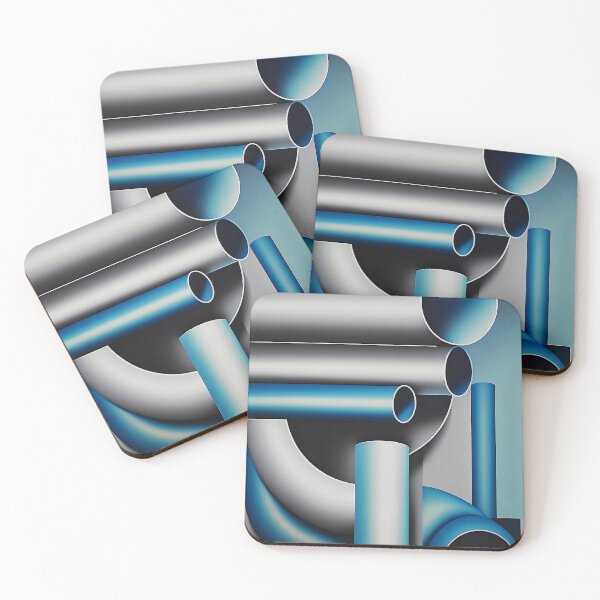 Item preview, Industrial Steel Pipes Memphis Style 90's Design designed and sold by Tanis-Tweedale.