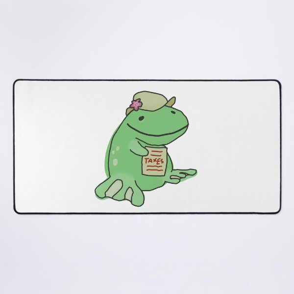 Item preview, Silly Little Taxes Frog designed and sold by evenspookier.
