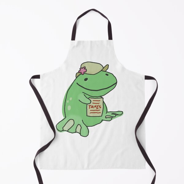 Item preview, Silly Little Taxes Frog designed and sold by evenspookier.