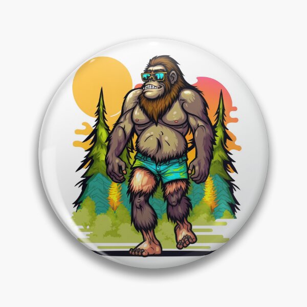 Item preview, BIGFOOT  On Vacation - Crypto Zoo - SQUATCHIN' designed and sold by CleverCulture.