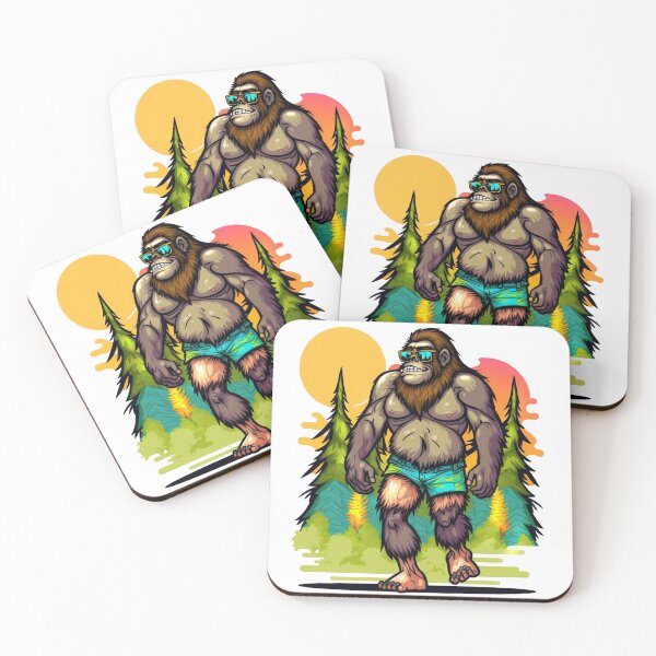 Item preview, BIGFOOT  On Vacation - Crypto Zoo - SQUATCHIN' designed and sold by CleverCulture.