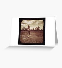 Bush Country Kart Wheel of Happiness Greeting Card