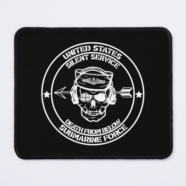 Item preview, US Submarine Force Death from Below Silent Service White designed and sold by MadMando.