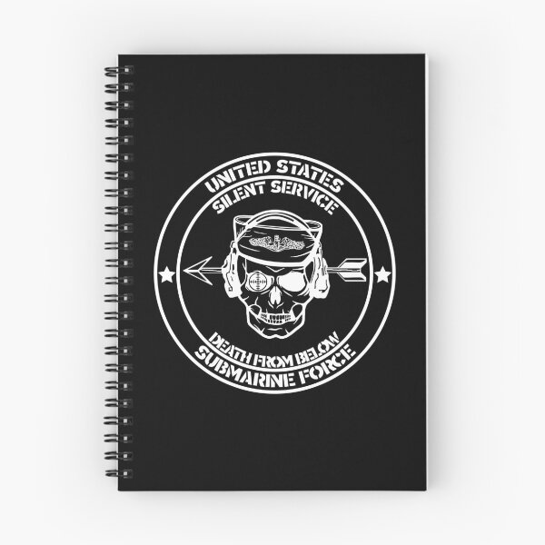 Item preview, US Submarine Force Death from Below Silent Service White designed and sold by MadMando.