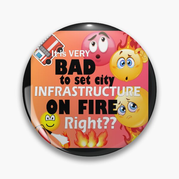 Item preview, Do Not Set the City on Fire designed and sold by TeeZine.