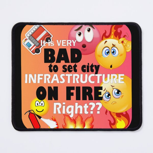 Item preview, Do Not Set the City on Fire designed and sold by TeeZine.