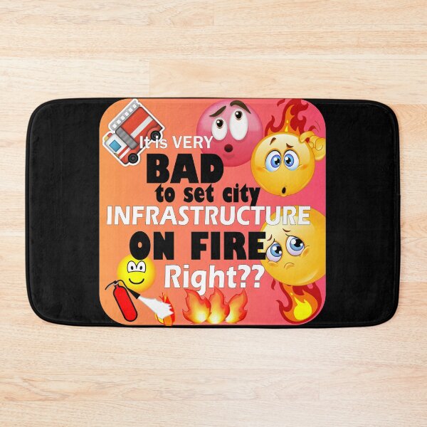 Item preview, Do Not Set the City on Fire designed and sold by TeeZine.