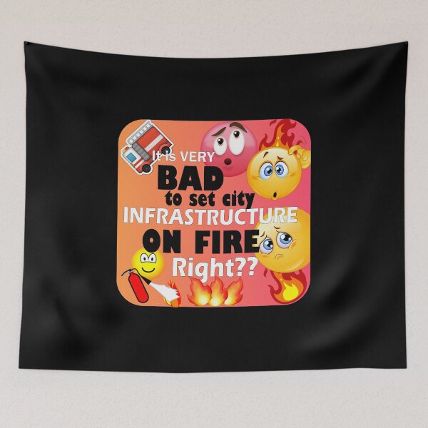 Item preview, Do Not Set the City on Fire designed and sold by TeeZine.