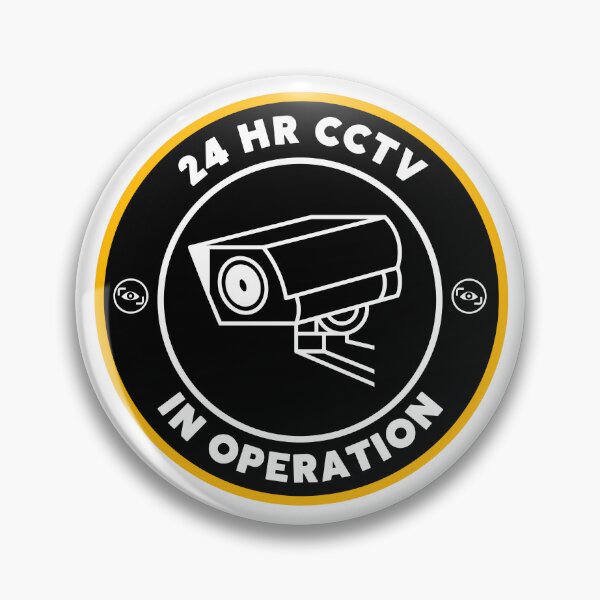 Item preview, 24 HR CCTV In Operation Security Camera Warning  designed and sold by GSquaredDesigns.