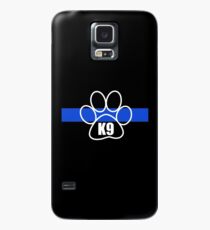Dünne blaue Linie K9 Einheit Hülle & Skin für Samsung Galaxy