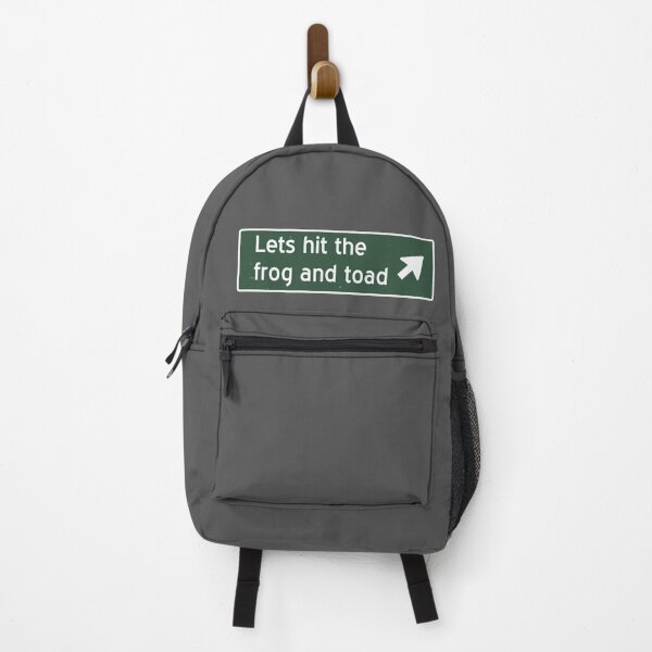 Item preview, Aussie British slang- Lets hit the frog and toad, meaning hit the road.  Road signage style. Get out of here designed and sold by Amit D.