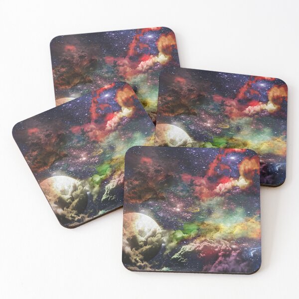 Item preview, Colourful space themed print  designed and sold by Beni84.