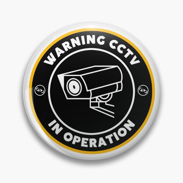 Item preview, Warning CCTV In Operation Security Camera Under Surveillance designed and sold by GSquaredDesigns.