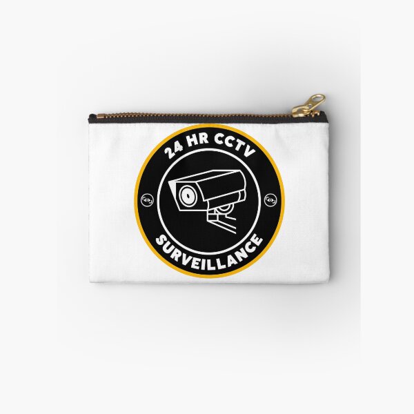 Item preview, 24 HR CCTV Surveillance Security Video Camera Warning  designed and sold by GSquaredDesigns.