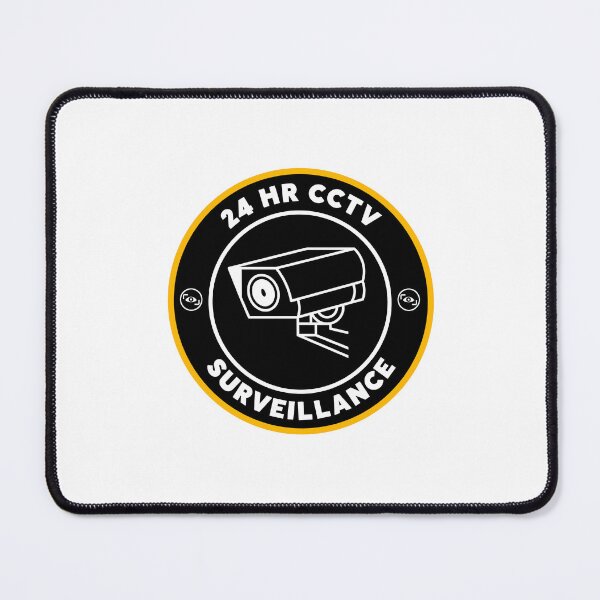 Item preview, 24 HR CCTV Surveillance Security Video Camera Warning  designed and sold by GSquaredDesigns.