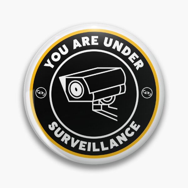 Item preview, You Are Under Surveillance Security Video Camera Warning  designed and sold by GSquaredDesigns.