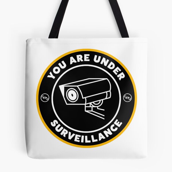 Item preview, You Are Under Surveillance Security Video Camera Warning  designed and sold by GSquaredDesigns.