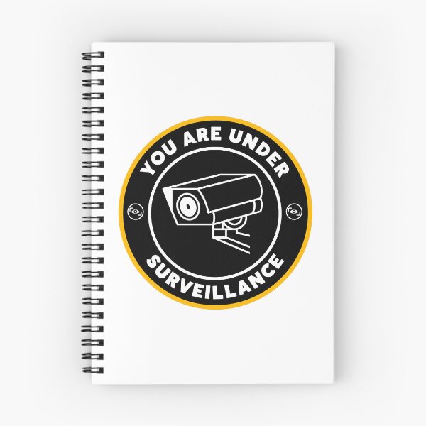Item preview, You Are Under Surveillance Security Video Camera Warning  designed and sold by GSquaredDesigns.