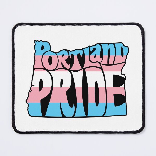 Item preview, Portland Pride Festival - Trans - Oregon Silhouette  designed and sold by LaLunaWinters.