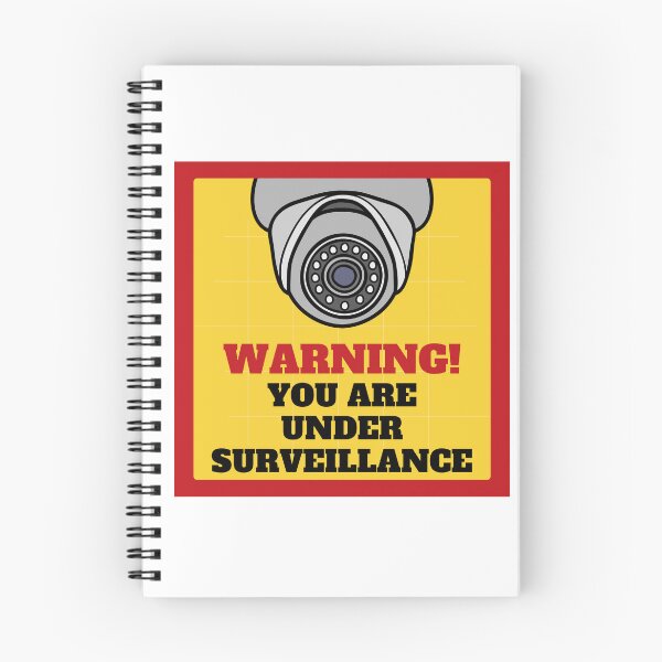 Item preview, You Are Under Surveillance Security Video Camera Warning  designed and sold by GSquaredDesigns.
