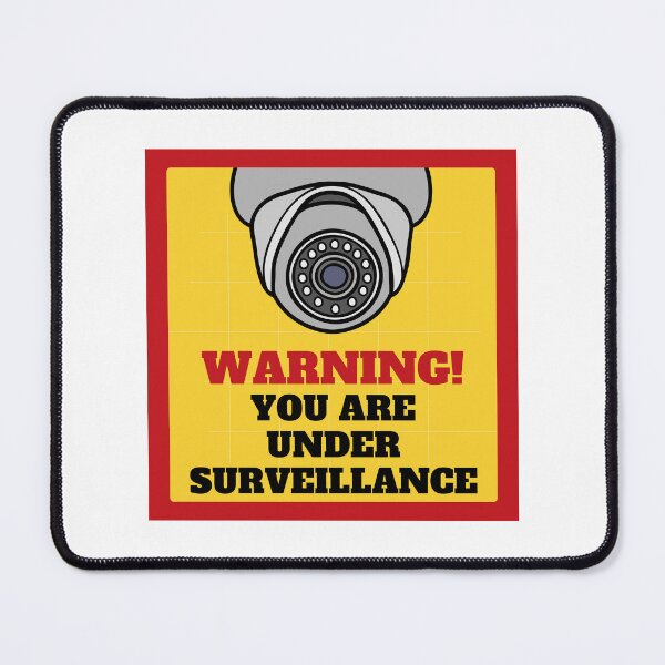 Item preview, You Are Under Surveillance Security Video Camera Warning  designed and sold by GSquaredDesigns.