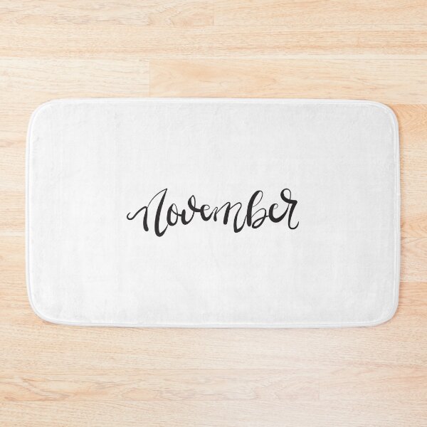 Item preview, Bold black lettering design for November designed and sold by Graciaisgrace.