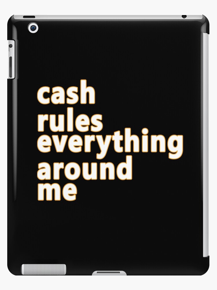 Coque Et Skin Adhesive Ipad Wu Tang Creme Rap Musique Citation Par Untagged Shop Redbubble