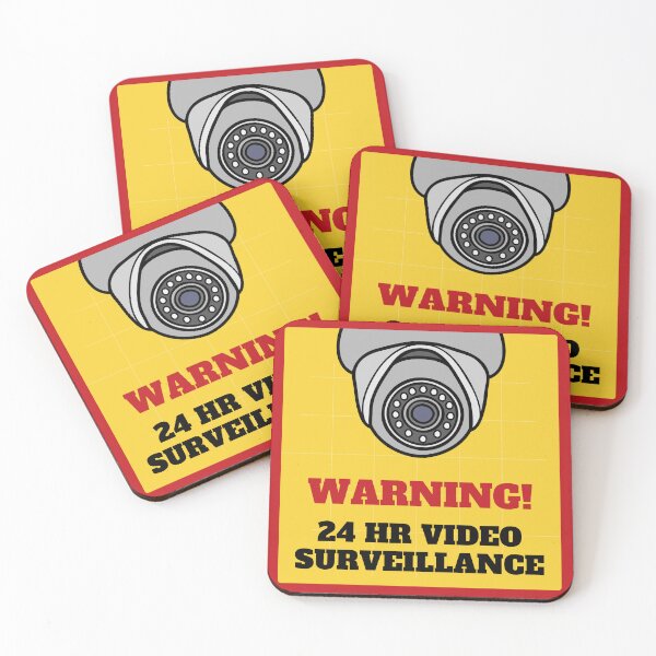 Item preview, Warning 24 HR Video Surveillance Operation Security Camera  designed and sold by GSquaredDesigns.