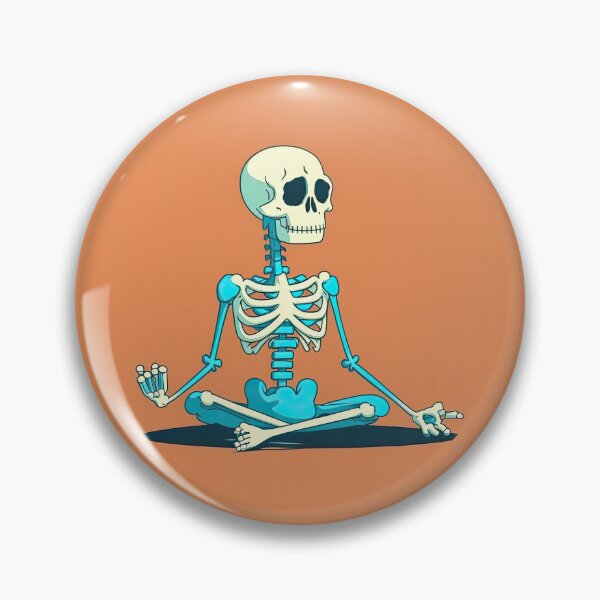 Item preview, Meditating Skeleton designed and sold by duke818.
