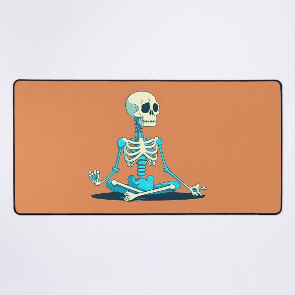 Item preview, Meditating Skeleton designed and sold by duke818.