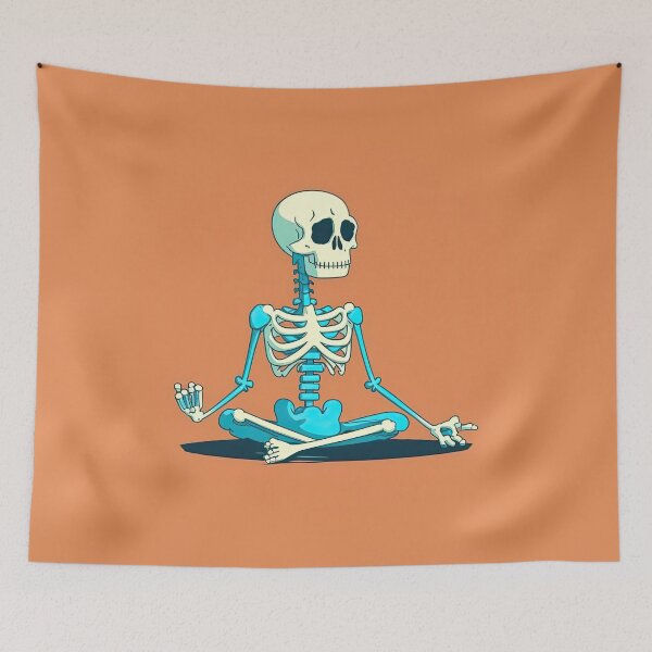 Item preview, Meditating Skeleton designed and sold by duke818.