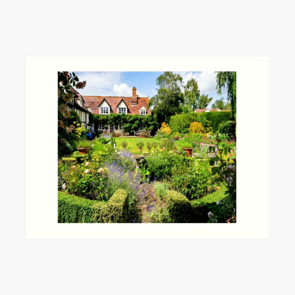 Cottage garden. Art Print